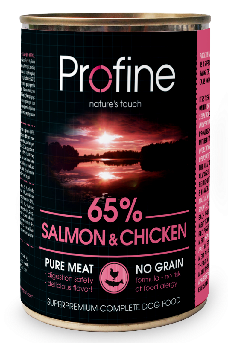 Profine Pure Meat 65% salmon/chicken 400 gr